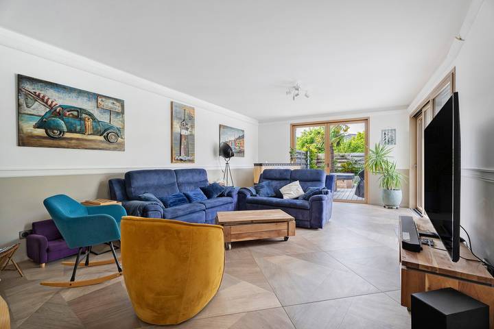 Villa 'Breizh'ome' avec piscine privée, terrasse privée et Wi-Fi in Saint-Cast-le-Guildo, Région de Dinan