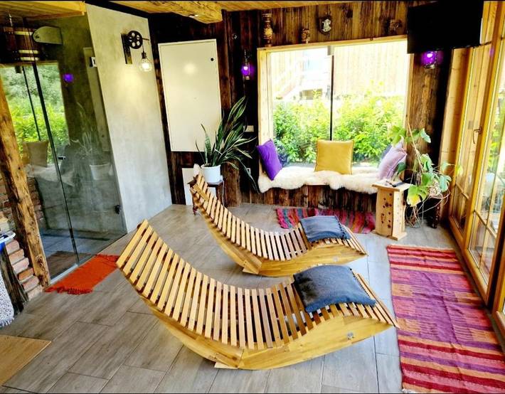 Chalet für 5 Personen, mit Whirlpool und Balkon sowie Sauna und Garten, kinderfreundlich am Wörthersee - 3