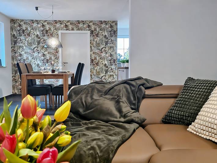 Ganze Ferienwohnung, Fewo Reimann Seissen - Schwalbennest, 120qm, Garten, 2 Schlafzimmer, max. 5 Personen in Blaubeuren, Blaubeuren Region