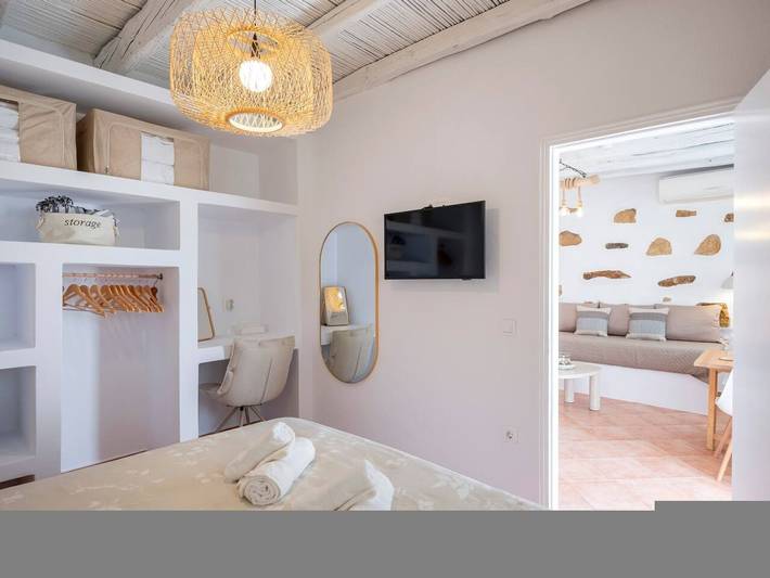 Gîte pour 4 personnes, avec balcon, adapté aux familles dans Náoussa - 4