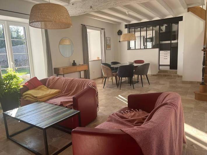 Location de vacances pour 5 personnes, avec vue ainsi que terrasse et jardin à Le Breuil (Marne) - 2