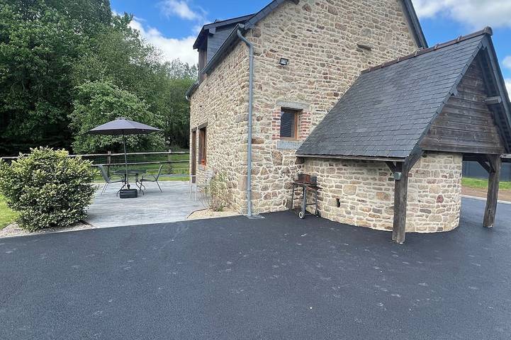 Location de vacances pour 2 personnes, avec terrasse à La Trinité (Manche)