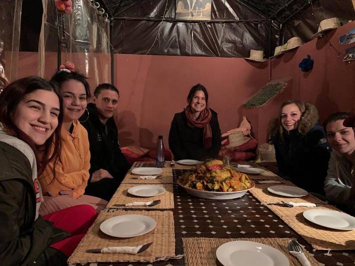 Riad pour 6 personnes, avec terrasse au Maroc