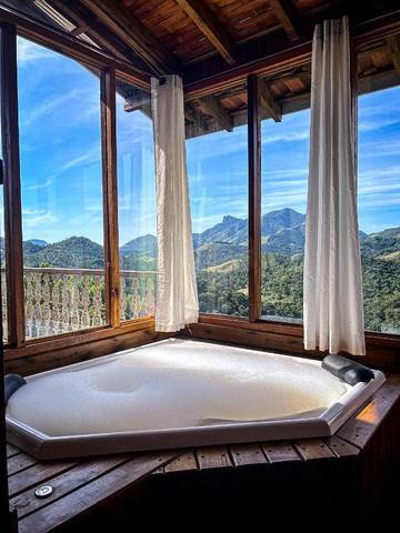 Cottage pour 4 personnes, avec sauna ainsi que jacuzzi et jardin à Resende (Brasil)