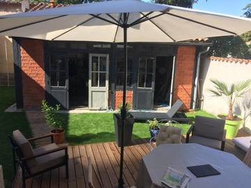 Gîte pour 3 personnes, avec jardin et terrasse à Cognac