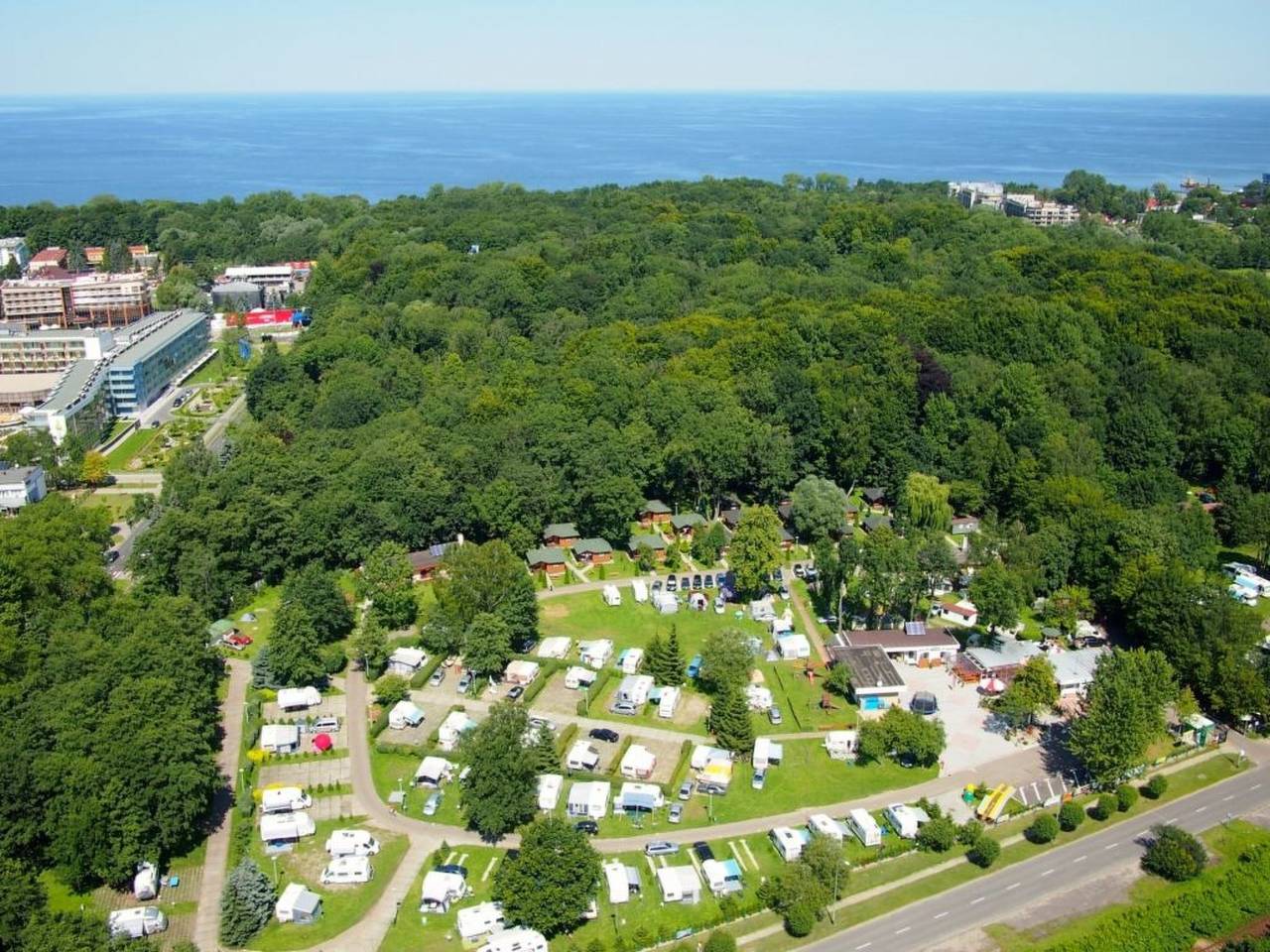 Camping Ostsee in Kołobrzeg, Mar Baltico Polonia
