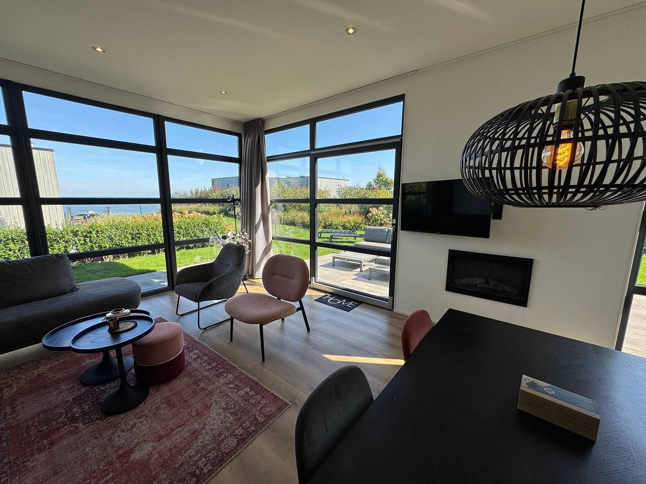 Mit Zaun & Meerblick - Zweite Reihe - Modernes Chalet Ijsselmeerblick in Enkhuizen, Ijsselmeer