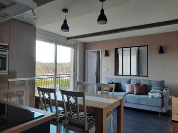 Gîte pour 4 personnes, avec vue et jardin à Hautot-sur-Mer