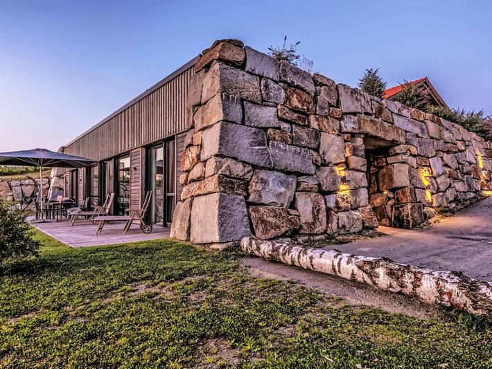 Ferienhaus für 4 Personen, mit Balkon und Terrasse sowie Garten und Sauna in Breitenberg