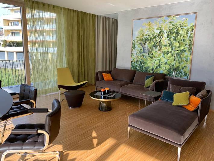 Ferienwohnung für 3 Personen, mit Garten und Seeblick sowie Ausblick - 1