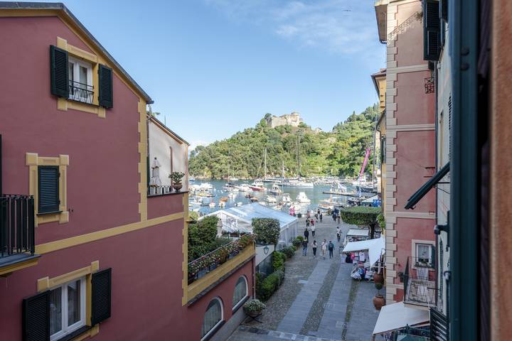 Apartamento de vacaciones para 6 personas, con vistas al mar en Portofino