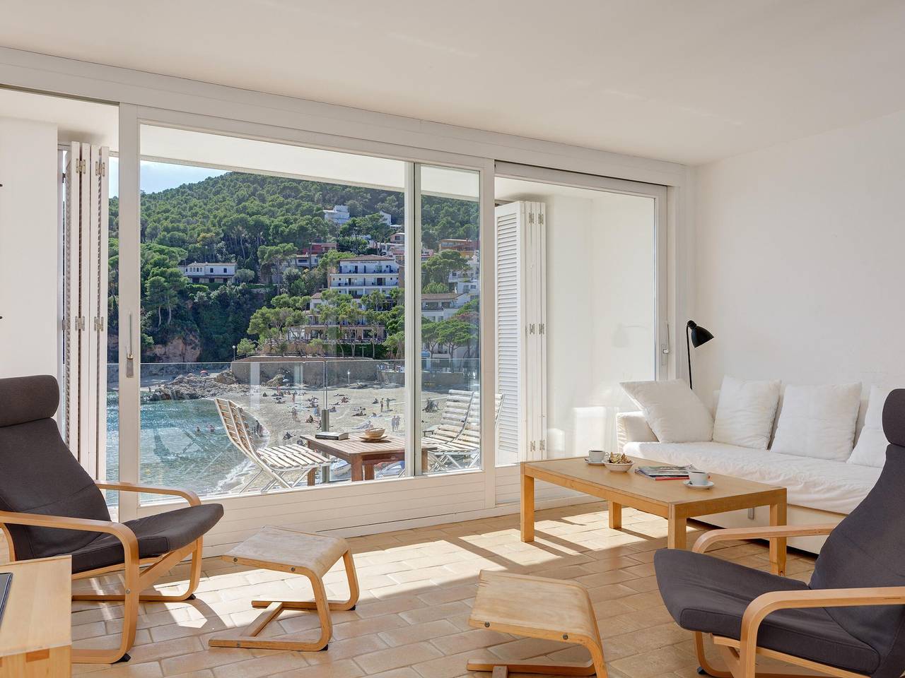 Entire apartment, Seafront Duplex Apartment in Tamariu - Sleeps 8, Wifi in Aigua Xelida, Tamariu
