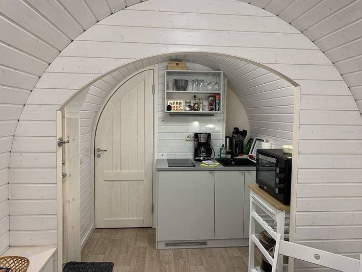 Wohnwagen für 4 Personen, mit Sauna und Garten sowie Ausblick und Terrasse in Niedersachsen - 3
