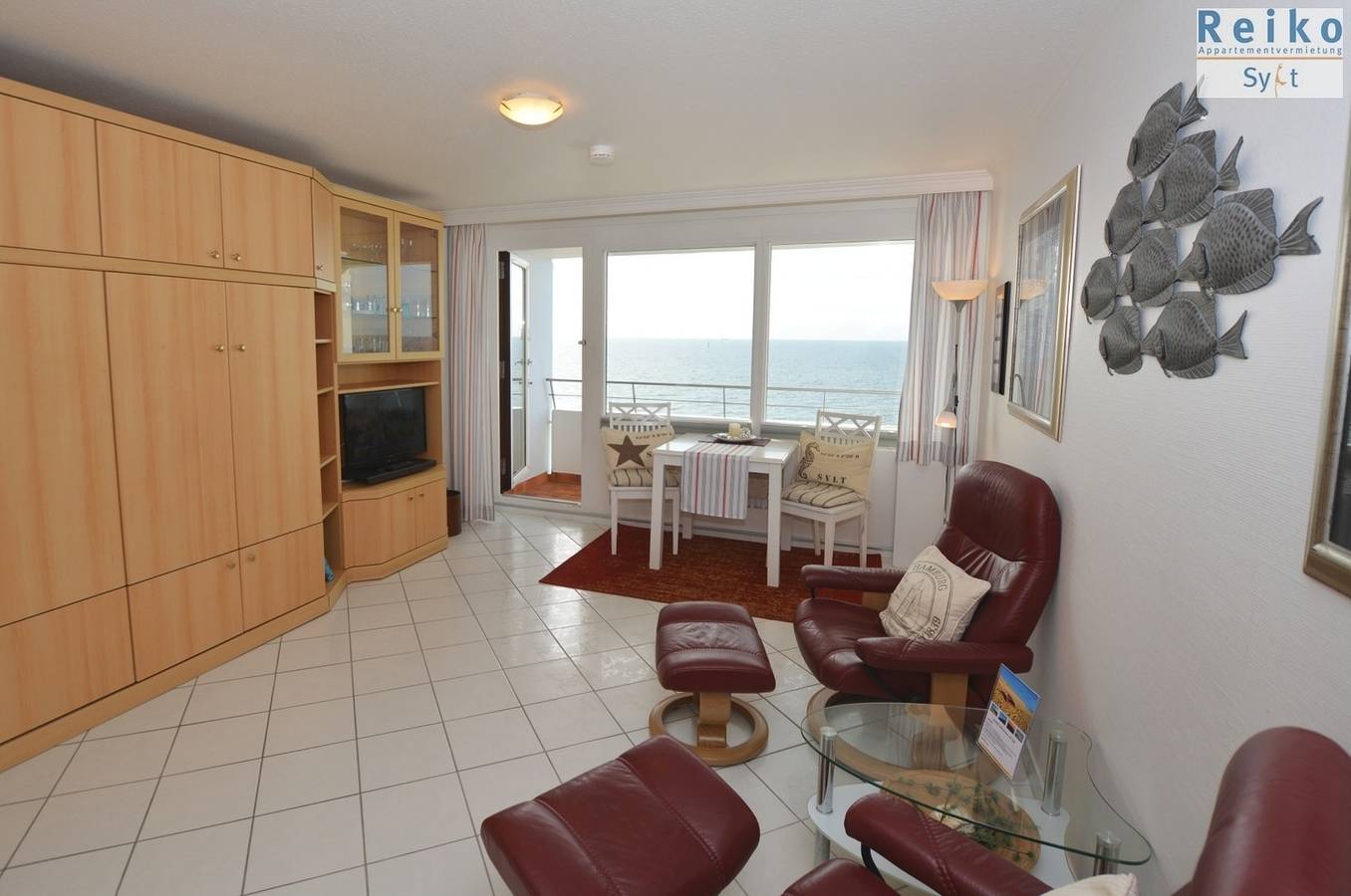 Ganze Ferienwohnung, 1-102, Seeseite, Haus Metropol,  5.Etage in Westerland, Sylt (Gemeinde)