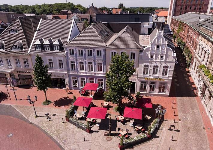 Hotel für 3 Personen, mit Terrasse und Garten sowie Ausblick in Rheinberg