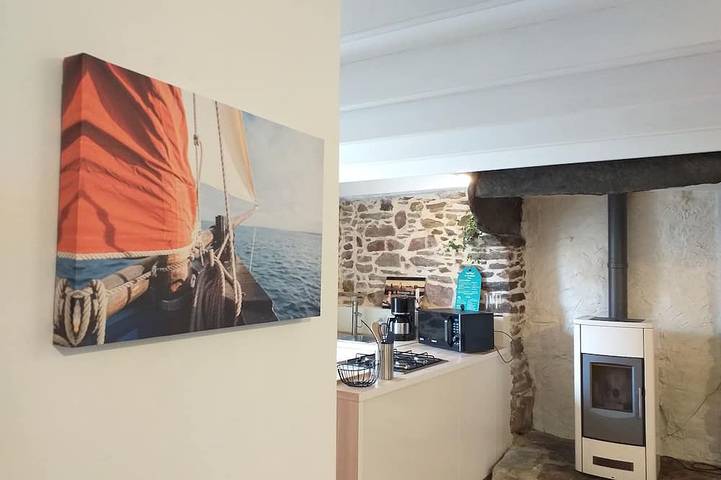 Location de vacances pour 2 personnes, avec jardin à Guimaëc