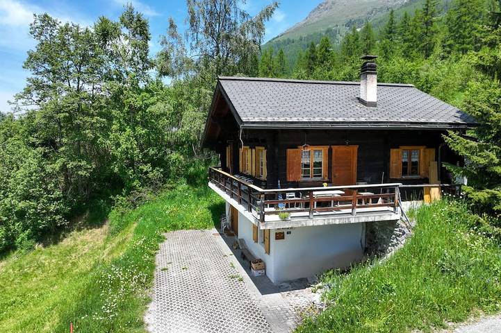 Chalet für 10 Personen, mit Balkon, mit Haustier in Zinal