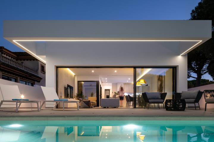 Chalet para 8 personas, con Jardín