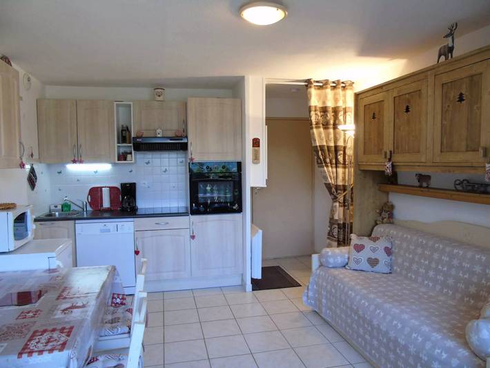 Studio pour 4 personnes, avec balcon