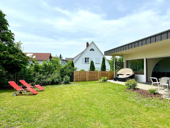 Bungalow für 2 Personen, mit Garten und Terrasse am Bodensee