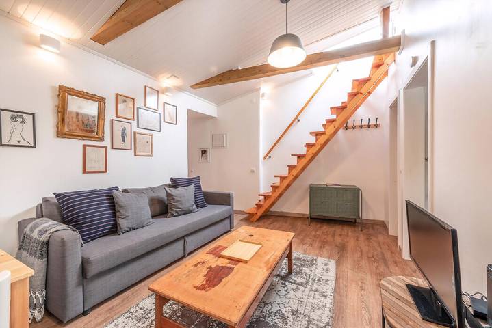Apartamento de férias para 3 pessoas, com Varanda e Terraço em Município de Lisboa