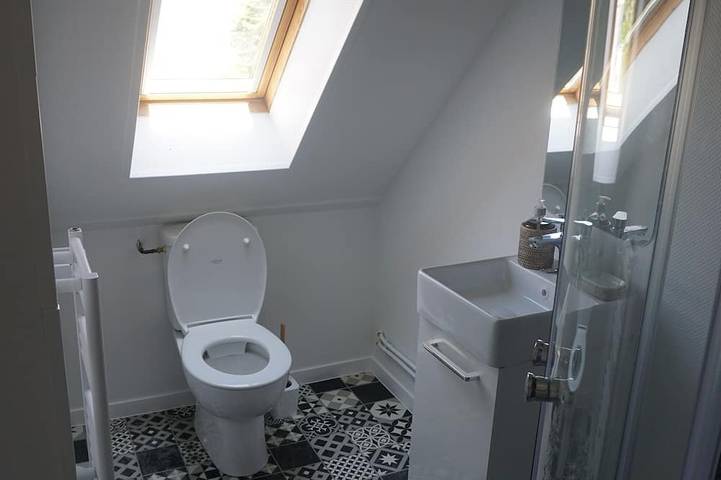 Entire apartment, F2 apartment with terrace close to the center of Carteret in Barneville-Carteret, Côte de la Déroute