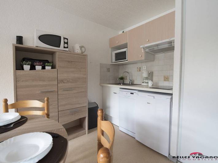 Ganze Wohnung, Ruhige Ferienwohnung für 6 Personen mit Balkon nahe Zentrum Saint Lary und kostenloser Skibus in Saint-Lary-Soulan, Nationalpark Pyrenäen