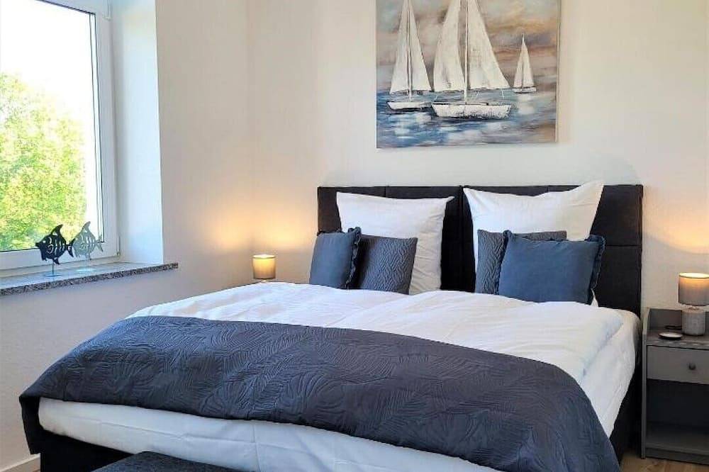 Ganze Wohnung, Gästehaus am Bachlauf - Losheim am See Fewo 49m² /1-2 Pers Garten & Teichblick in Losheim am See, Saar-Nahe-Bergland