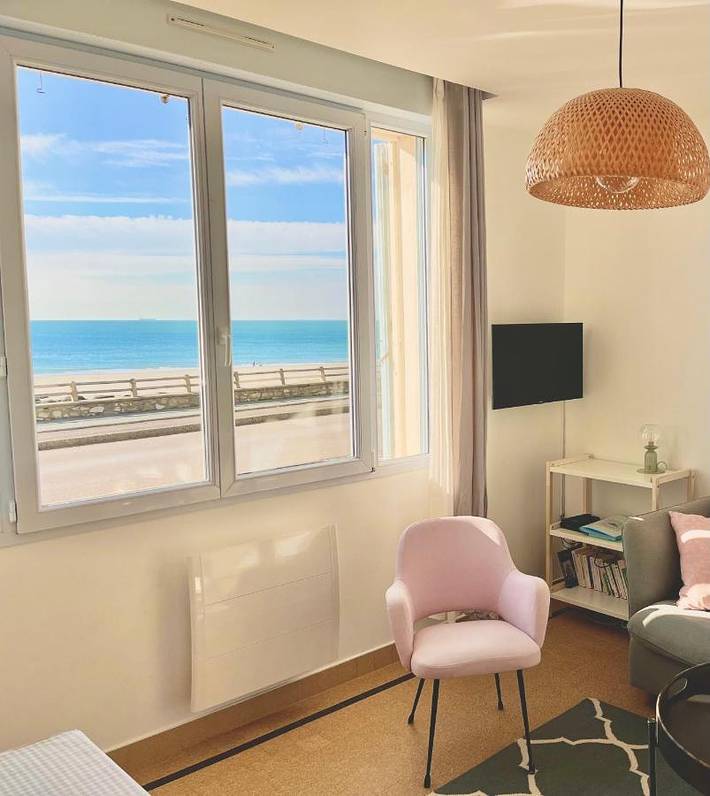 Maison de vacances pour 5 personnes, avec Terrasse ainsi que Jardin et Vue à Ambleteuse