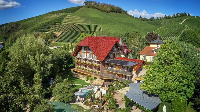 Hôtel pour 2 personnes, avec Terrasse et Jardin ainsi que Piscine et Sauna à Durbach