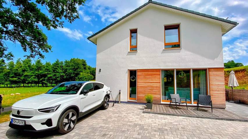 Ferienhaus für 4 Personen, mit Garten und Sauna sowie Terrasse