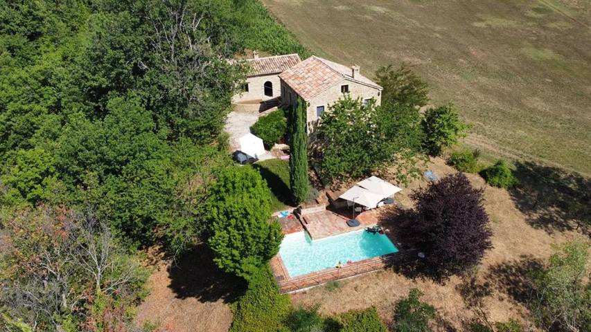 Villa per 10 persone, con panorama e giardino nonché piscina, adatto a famiglie con bambini - 1