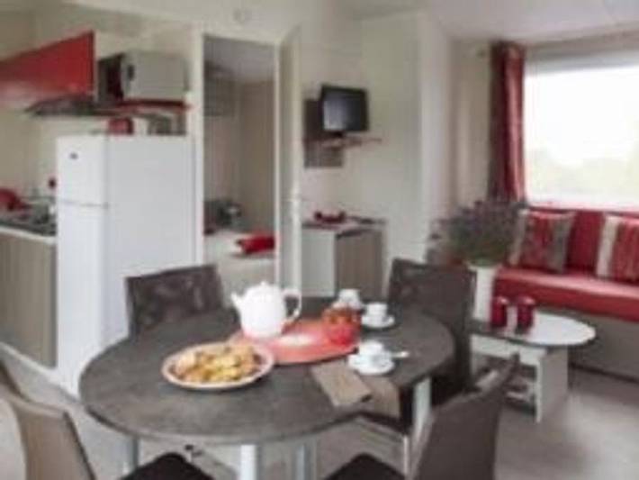 Camping Soleil D'or - Mobilheim 6 personen - Mobilheim Grand Confort Mercredi 3 Zimmer in Vendays-Montalivet, Lesparre-Médoc und Umgebung