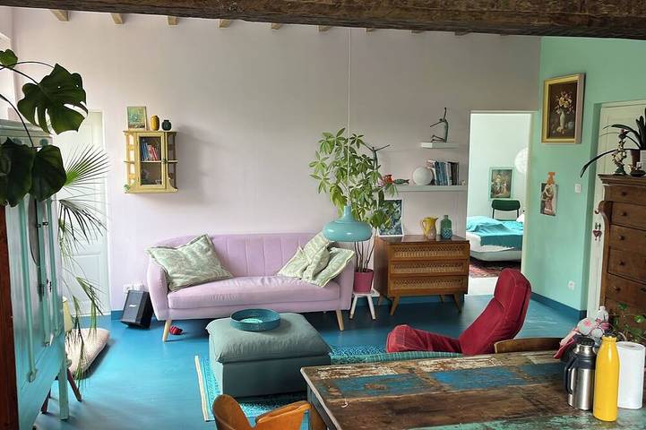 Maison de vacances pour 10 personnes, avec jardin