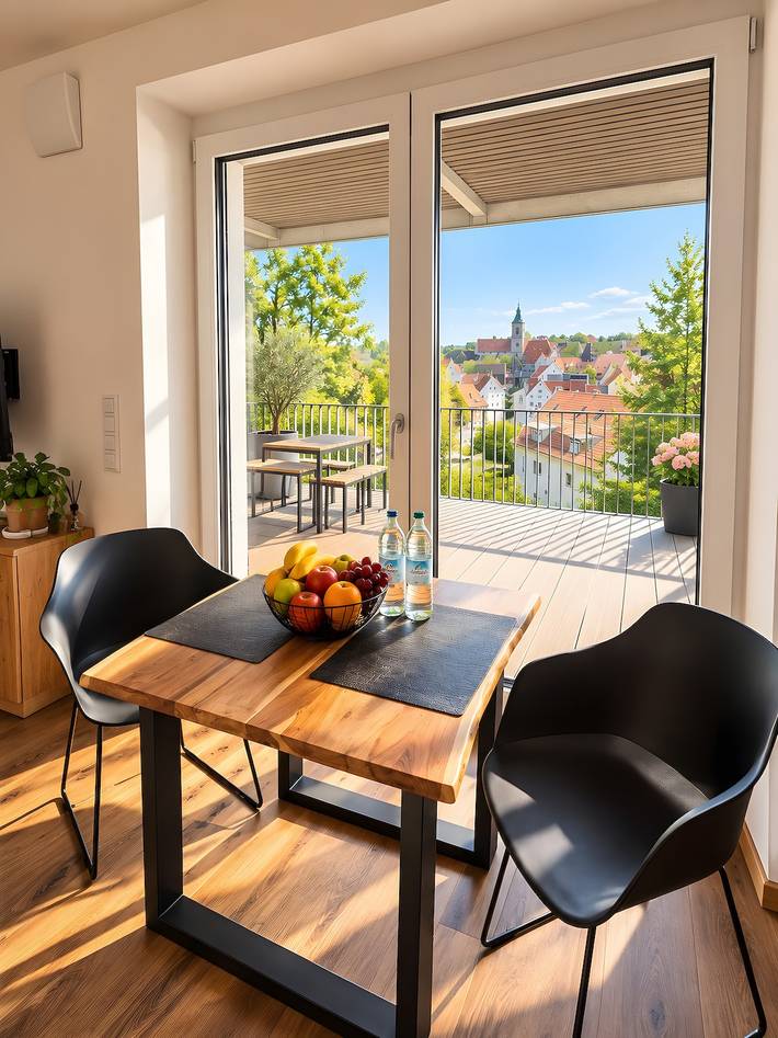 Ganze Wohnung, Premium Apartment Stadtblick 7 mit Xxl-Balkon in Pfullendorf, Region Bodensee-Oberschwaben