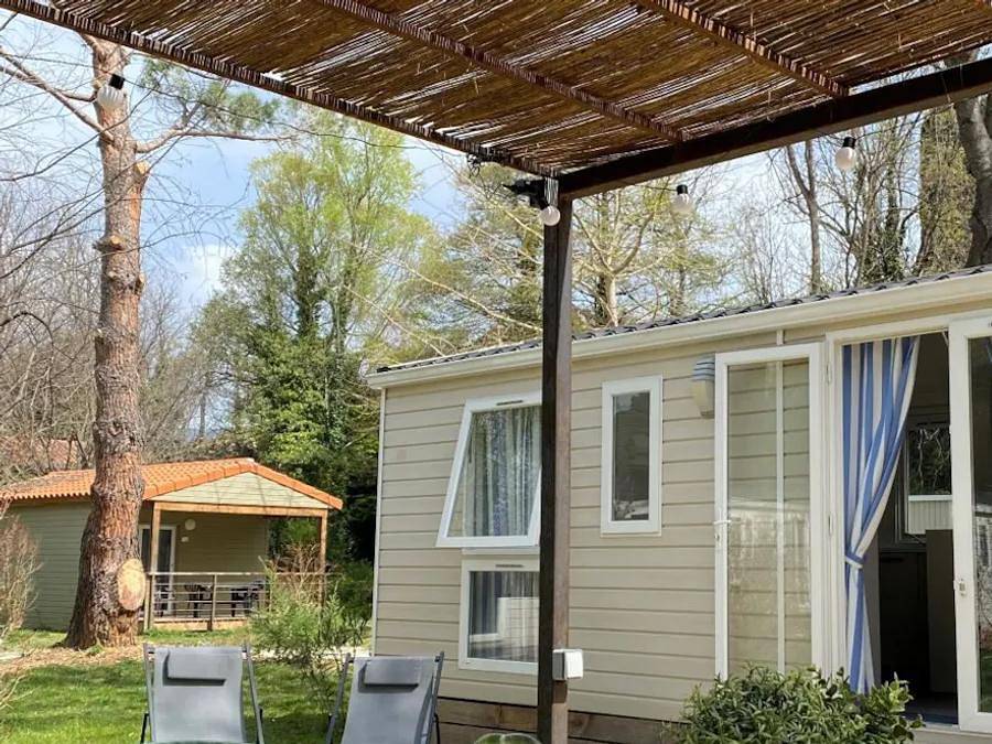 Camping Portes de Canigou - Mobile home 4 persons - 2 bedrooms - Tv - Clim - Plancha in Prades, Prades region