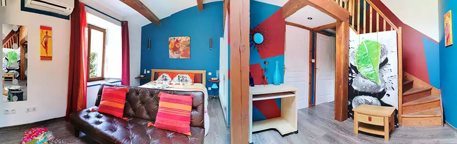 Chambre d’hôte pour 4 personnes, avec jardin, adapté aux familles dans les Gorges du Tarn - 3