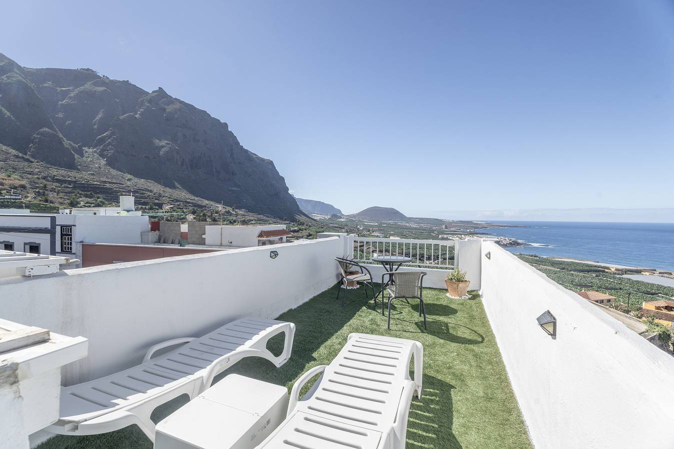 Fuerteventura con esposizione interna con terrazza condivisa e Wi-Fi in Las Cruces, Garachico