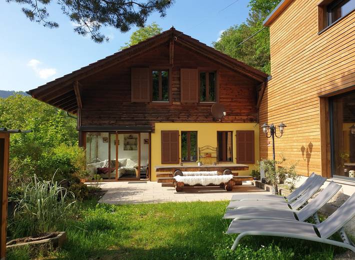 Chalet pour 10 personnes, avec jardin et terrasse