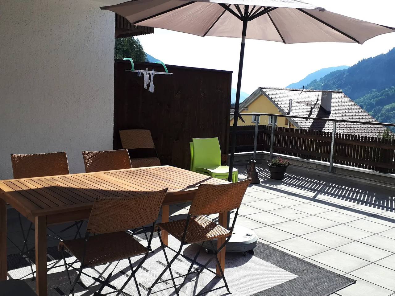 Ganze Wohnung, 2 Zimmer 2 Personen in Disentis, Surselva