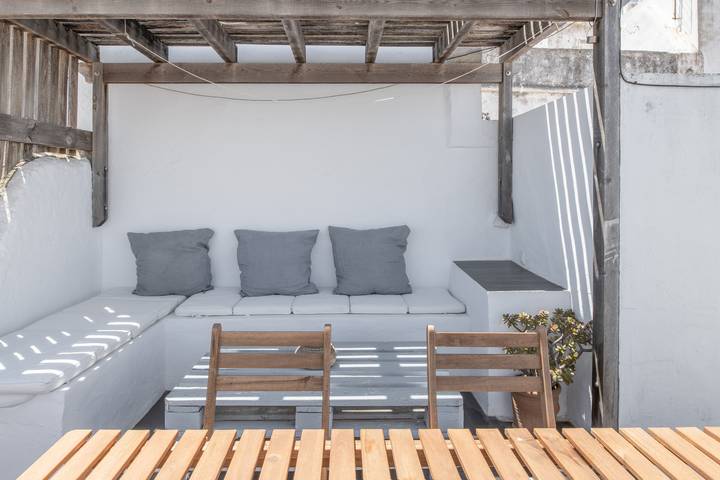 Ferienhaus 'Casa Vejer Con Vistas Y Garaje' mit Bergblick, Wlan und Klimaanlage in Vejer de la Frontera, Costa de la Luz