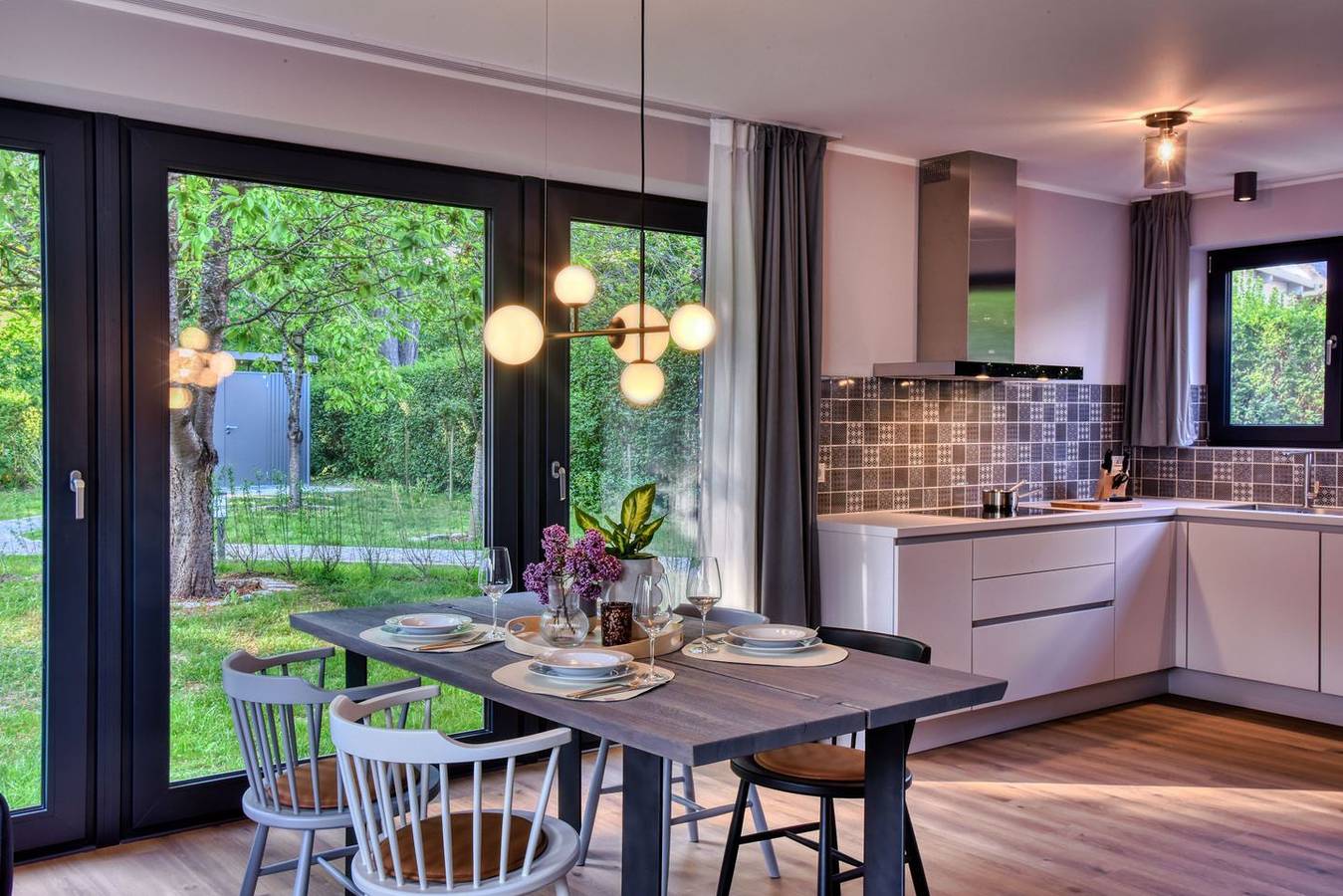 Haushälfte Backsteinquartier West mit Sauna, Kamin und herrlichem Wasserblick! in Putbus, Rügen