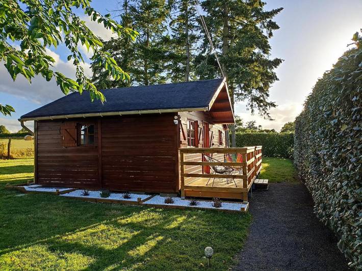 Chalet pour 3 personnes, avec Terrasse ainsi que Jardin et Vue