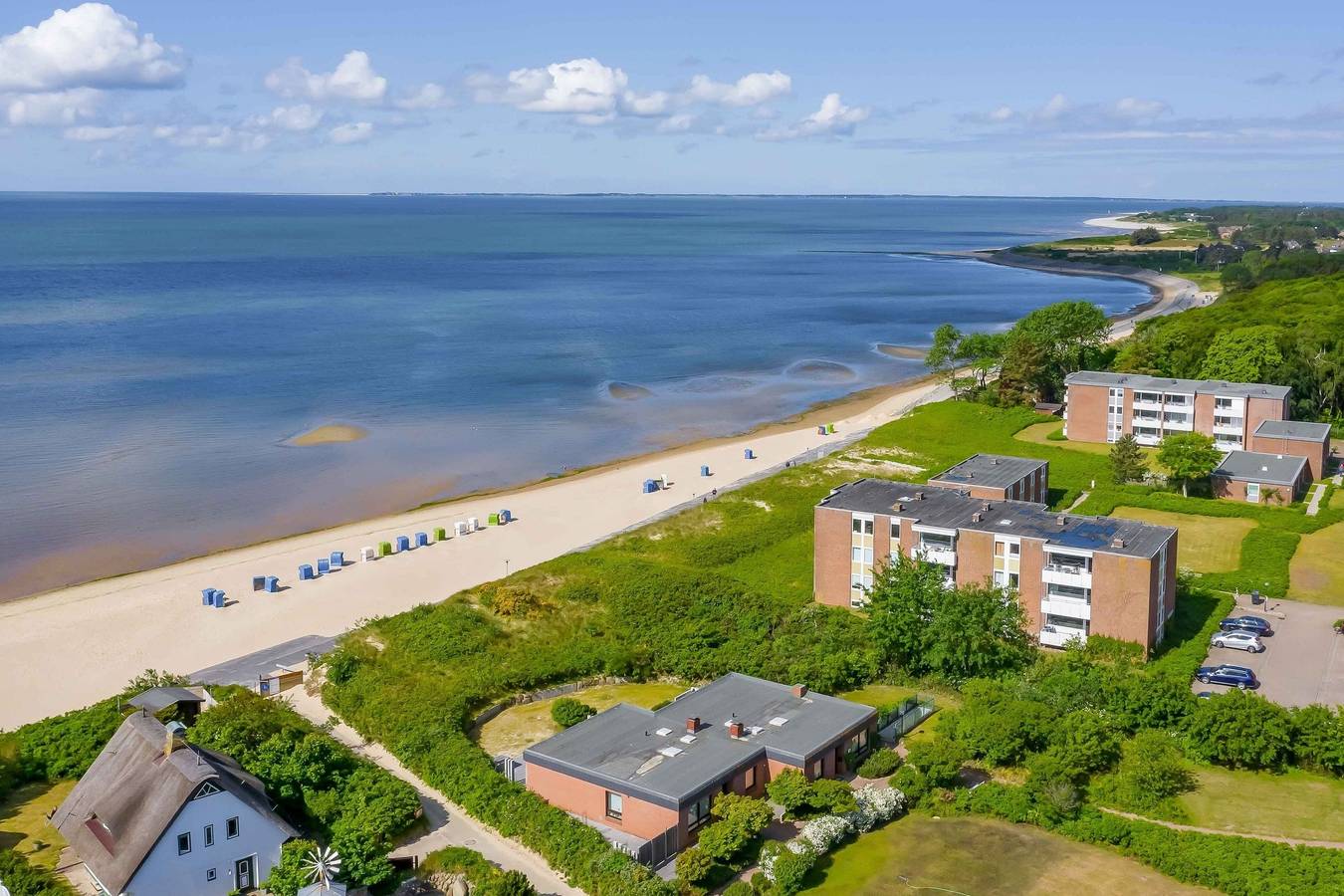 Haus am Strand in Greveling, Wyk auf Föhr