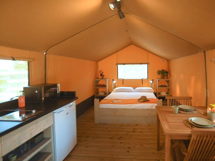 Camping Interpals Eco Resort - Safarizelt 2 personen - Zelt Montgrí in Pals, Costa Brava