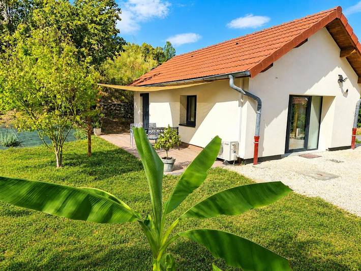 Maison de vacances pour 3 personnes, avec Terrasse ainsi que Jardin et Vue