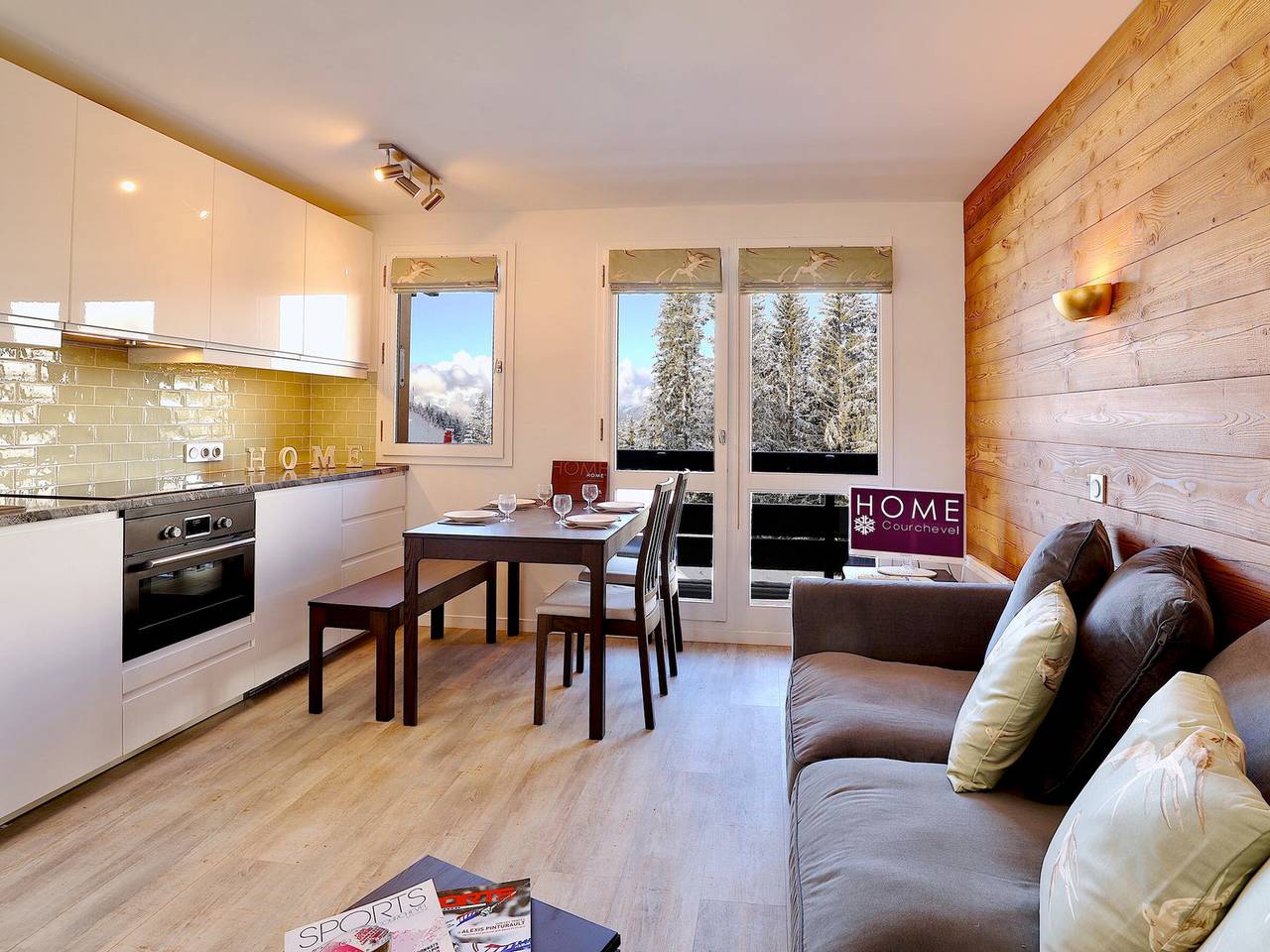 Appartement entier, Appartement cosy 4 pers, skis aux pieds à Courchevel in Saint-Bon-Tarentaise, Les Trois Vallées