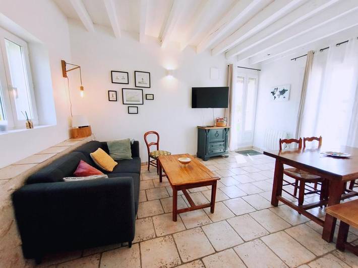 Location de vacances pour 5 personnes, avec vue et jardin, adapté aux familles à Saint-Dyé-sur-Loire