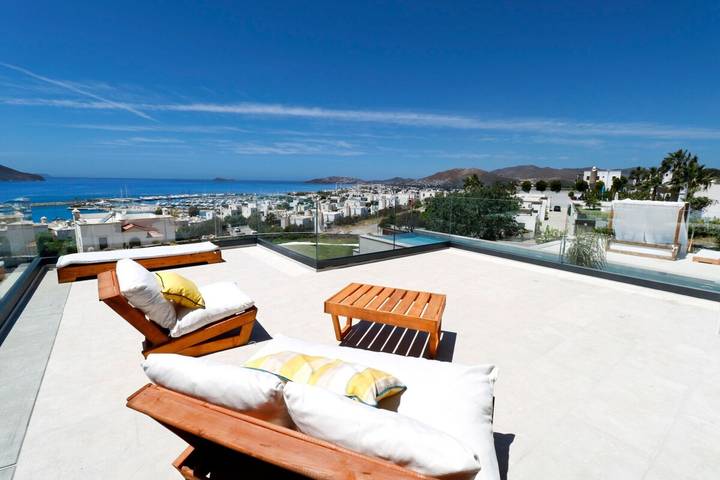 Villa pour 14 personnes, avec piscine et jardin, adapté aux familles à Bodrum - 3