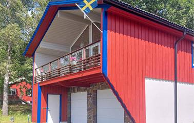 Ferienwohnung für 3 Personen, mit Garten und Seeblick sowie Terrasse in Dalsland